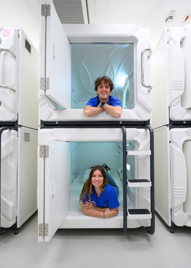 Die Schlafkapseln aus der Solis8-Studie (Bild: DLR)